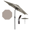 Panama Jack Grey 9 Ft Alum Patio Umbrella W/Crank