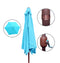 Panama Jack Teal 9 Ft Alum Patio Umbrella W/Crank