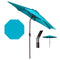 Panama Jack Teal 9 Ft Alum Patio Umbrella W/Crank