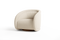 Valencia Violet Fabric Swivel Accent Chair, Beige Color