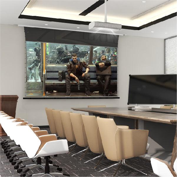 VIVIDSTORM PRO A Slimline Motorized Tension UST ALR Projector screen– Classic Version