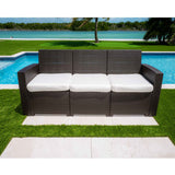 Plastique Sofa w/cushions