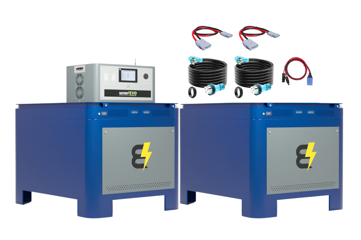 WALRUS PACIFIC 48V 62kWh Lithium Battery with 12.5kVA Inverter AC 110/220V