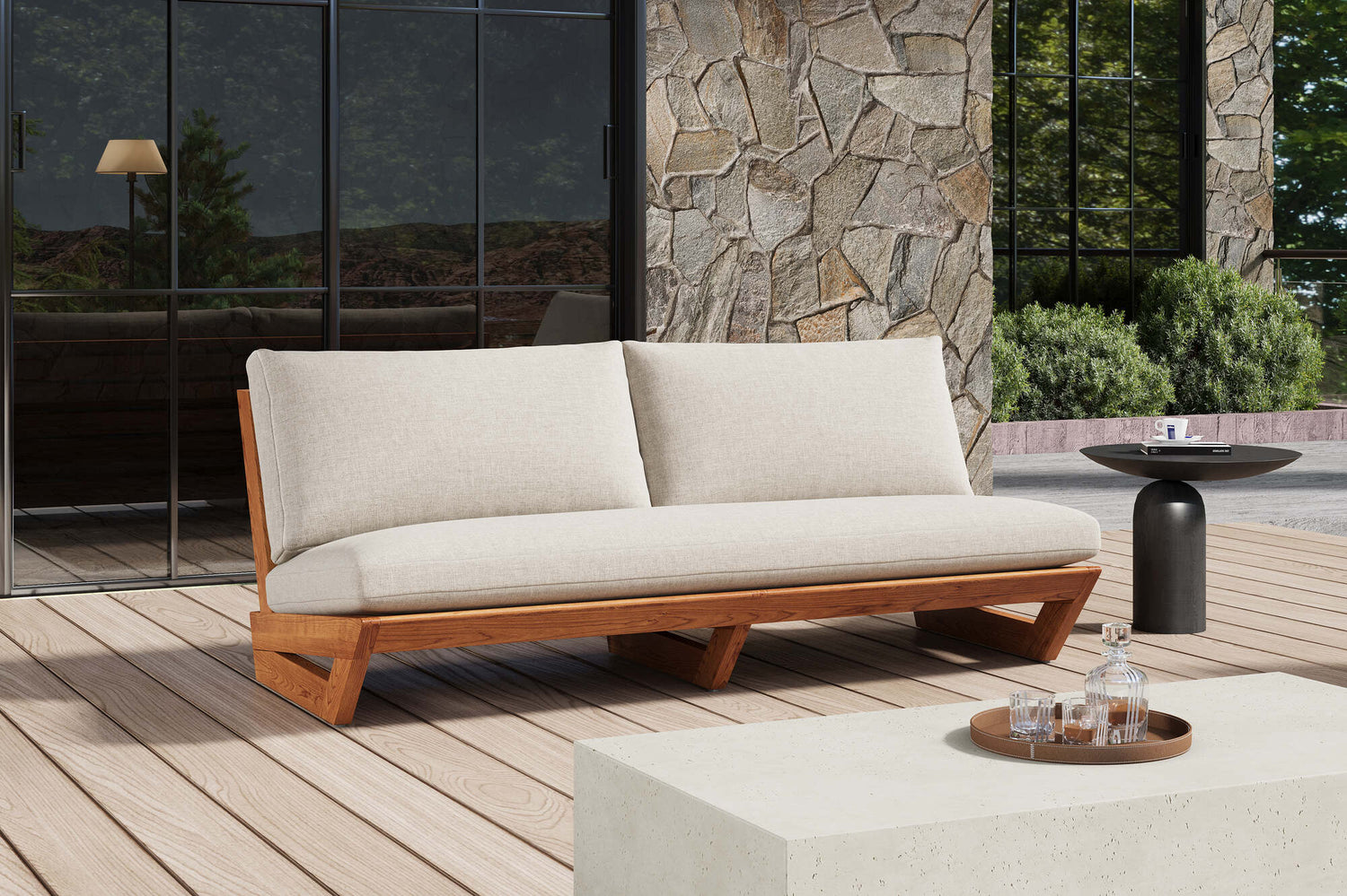 Paolo Outdoor Fabric Sofa