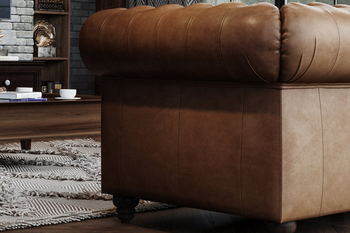 Parma Leather Chesterfield Sofa