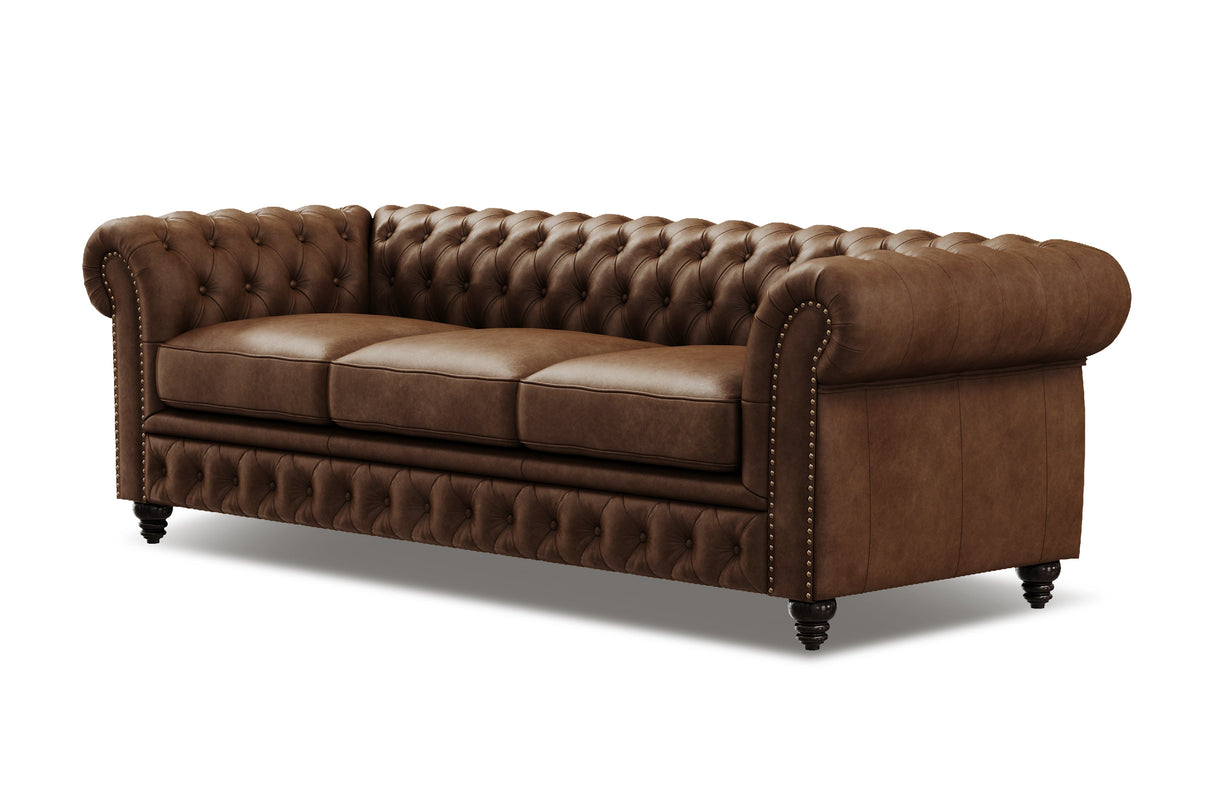 Parma Leather Chesterfield Sofa