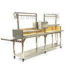 Tagwood BBQ Double Argentine Santa Maria Wood Fire & Charcoal Gaucho Grill | BBQ04SS - PRE-ORDER