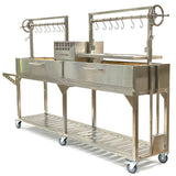 Tagwood BBQ Double Argentine Santa Maria Wood Fire & Charcoal Gaucho Grill | BBQ04SS - PRE-ORDER