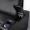 Valencia Piacenza Leather Home Theater Seating Row of 6, Black