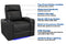Valencia 2025 New Piacenza Leather Home Theater Seating Power Headrest Row of 5, Black