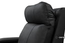 Valencia Piacenza Luxury Leather Home Theater Seating Row of 5, Onyx