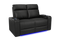 Valencia 2025 New Piacenza Leather Home Theater Seating Power Headrest Row of 2 Loveseat, Black