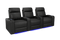 Valencia 2025 New Piacenza Leather Home Theater Seating Power Headrest Row of 3, Black