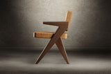 Pierre Jeanneret Leather Dining Chair