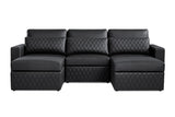 Pisa Ultimate Leather Lounge Sectional