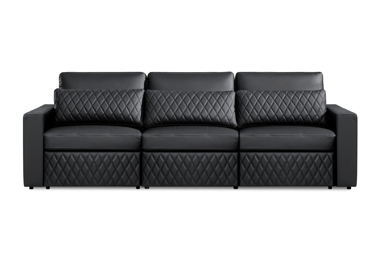 Pisa Ultimate Leather Lounge Sectional