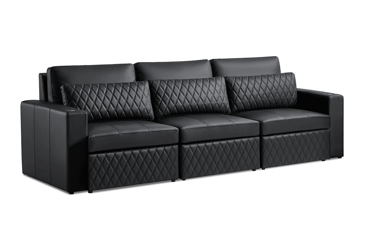 Pisa Ultimate Leather Lounge Sectional
