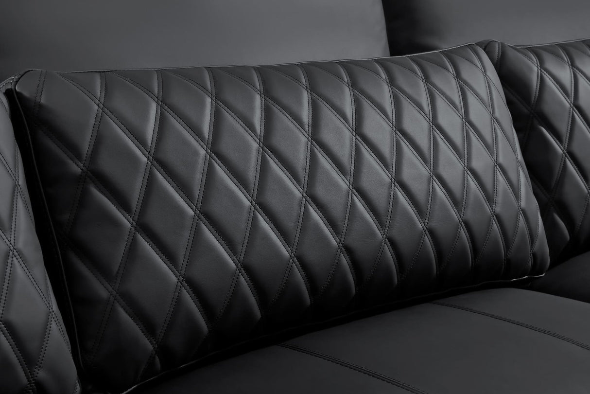 Pisa Ultimate Leather Lounge Sectional