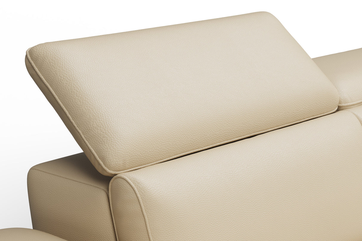 Pista Leather Reclining Sectional Sofa