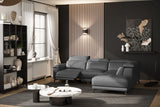 Pista Leather Reclining Sectional Sofa