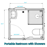 Portable Restroom w/ Showers
