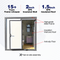 Portable Toilet with Shower Curtain Style