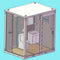 Portable Toilet with Shower Curtain Style