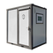 Portable Toilet with Shower Curtain Style