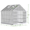 [10x10FT] Premium Outdoor Aluminum Walk-In Greenhouse With Polycarbonate Panels & Sliding Doors (94638275)