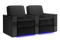 Valencia Naples Prestige Home Theater Seating Row of 2, Raven