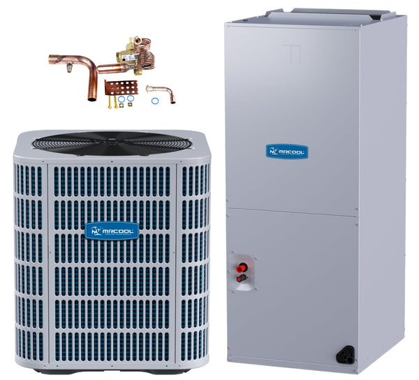 MRCOOL® ProDirect 3 Ton 15.2 SEER2 Central Heat Pump & Air Conditioning Split System with TXV - Multiposition (HHP15036FA / HAH036FEA / MHTXV1836)