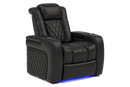 Valencia 2025 New Tuscany Leather Home Theater Seating Single, Midnight Black