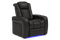 Valencia 2025 New Tuscany Leather Home Theater Seating Single, Midnight Black