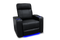 Valencia Piacenza Single Leather Home Theater Seating, Black