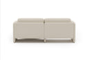 Valencia Annalise Top Grain Leather 80" Right Chaise Sofa, Cream