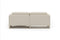 Valencia Annalise Top Grain Leather 80" Right Chaise Sofa, Cream