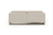 Valencia Annalise Top Grain Leather 80" Left Chaise Sofa, Cream