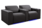 Valencia 2025 New Barcelona Grand Ultimate Leather Home Theater Seating Row of 2, Graphite