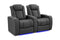 Valencia 2025 New Tuscany Ultimate Luxury Leather Home Theater Seating Row of 2, Graphite