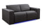 Valencia 2025 New Barcelona Grand Ultimate Leather Home Theater Seating Row of 2 Loveseat, Graphite