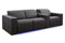 Valencia 2025 New Barcelona Grand Ultimate Leather Home Theater Seating Row of 3 Loveseat Left, Graphite