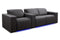 Valencia 2025 New Barcelona Grand Ultimate Leather Home Theater Seating Row of 3 Loveseat Right, Graphite