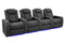 Valencia 2025 New Tuscany Ultimate Luxury Leather Home Theater Seating Row of 4, Graphite
