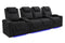 Valencia 2025 New Oslo Luxury Home Theater Seating Row of 4 Loveseat Center, Onyx