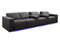 Valencia 2025 New Barcelona Grand Ultimate Leather Home Theater Seating Row of 4 Loveseat Left, Graphite
