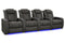 Valencia 2025 New Tuscany XL Luxury Leather Home Theater Seating Row of 4, Graphite