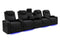 Valencia Oslo Luxury Console Home Theater Seating Console Row of 5 Dropdown Center, Onyx