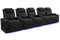 Valencia 2025 New Oslo Luxury Home Theater Seating Row of 5 Loveseat Right, Onyx