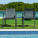 Paris Set of 2 Sling Armchairs - Anthracite