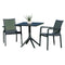 Paris Set of 2 Sling Armchairs - Anthracite
